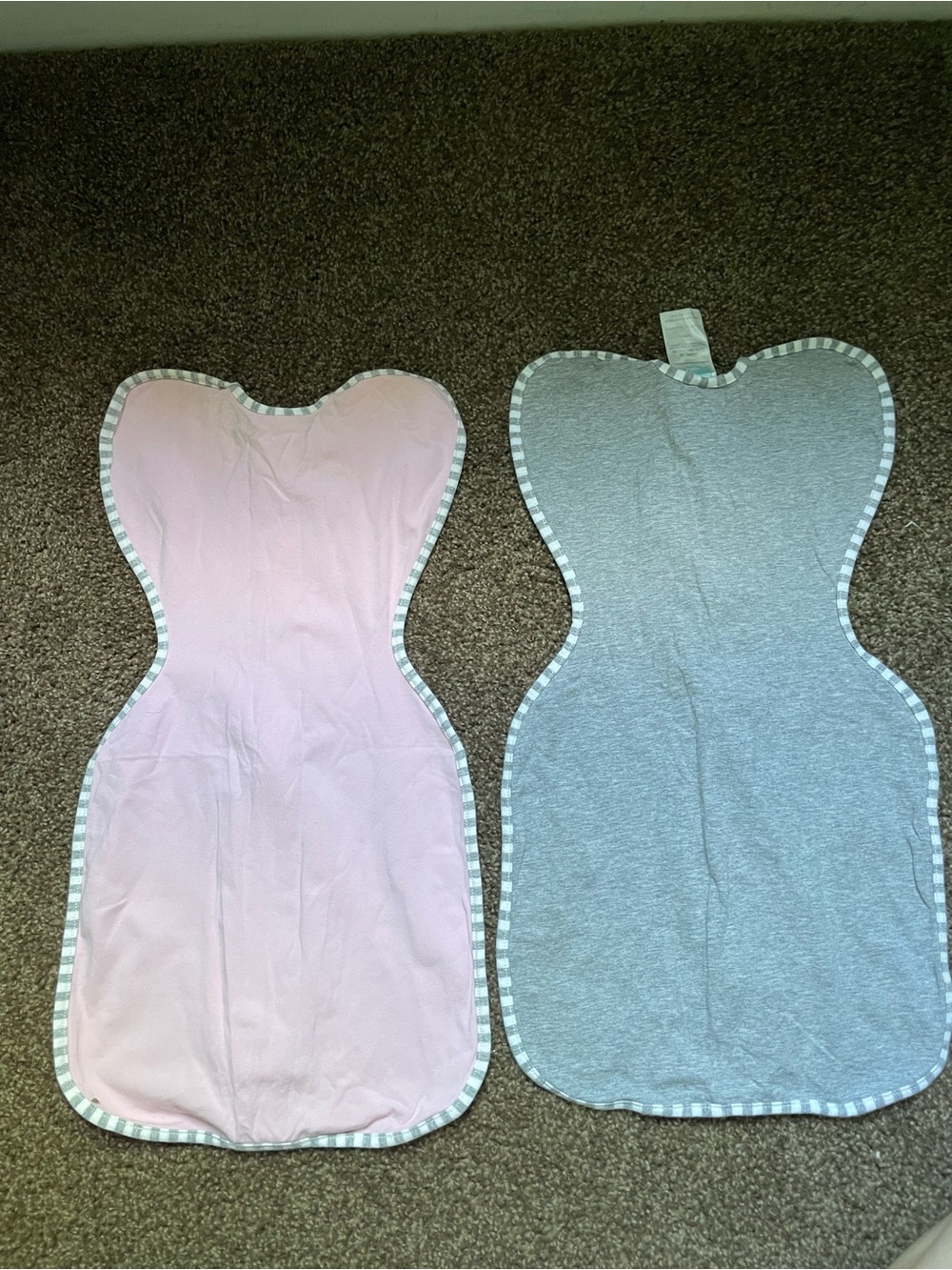 Love to Dream Pink and Gray Sleep Sacks - Picture 3 of 3